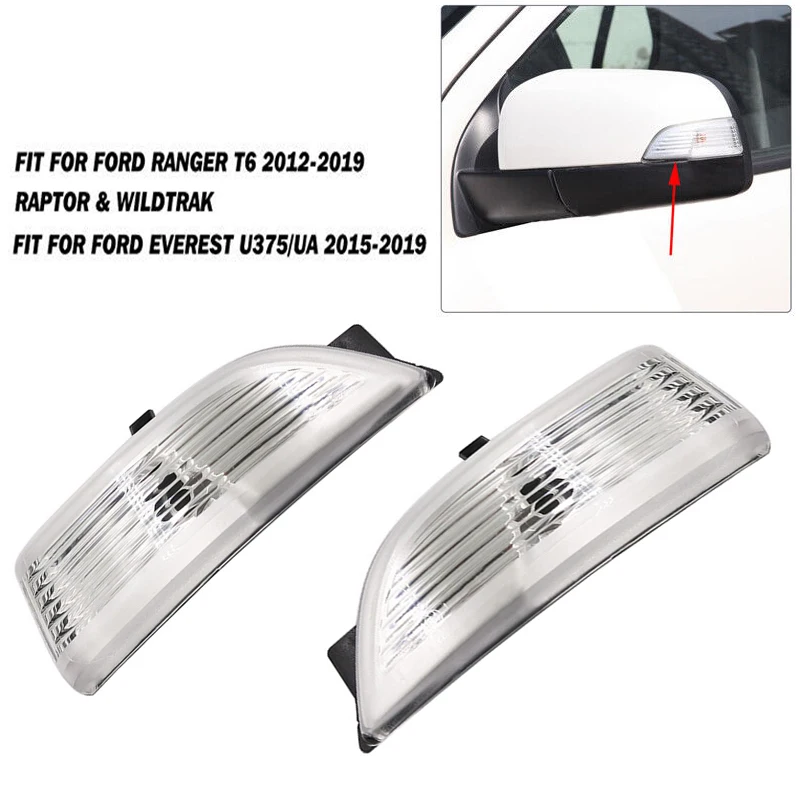 For Ford Ranger T6 2012 - 2019 Left&Right Side Wing Mirror Indicator Turn Signal Light Lamp Lens Replacement Accessories
For Ford Ranger T6 2012 - 2019 Left&Right Side Wing Mirror Indicator Turn Signal Light Lamp Lens Replacement Accessories