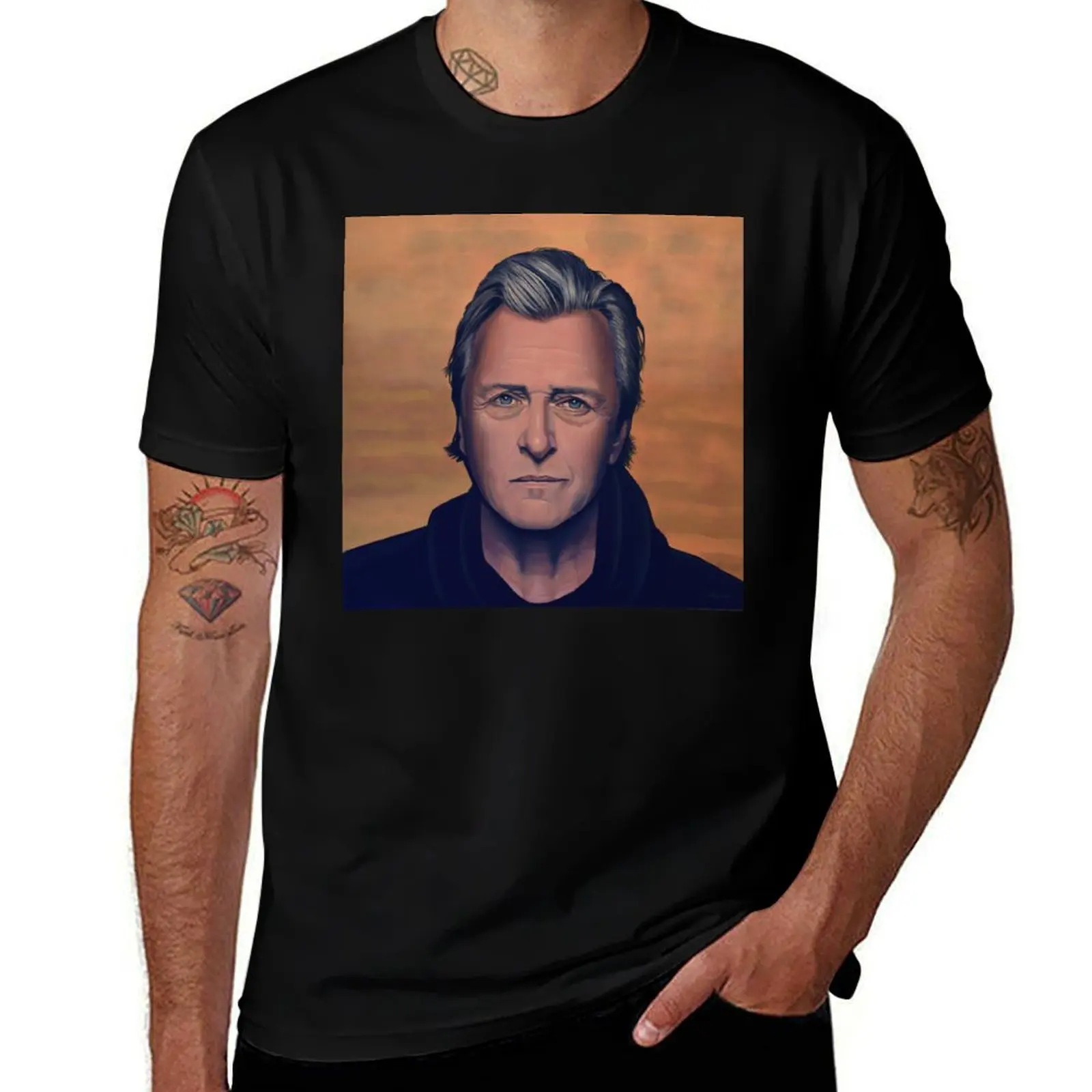 Rutger Hauer Painting T-Shirt Plus Size Summer Short Sleeve T-Shirt
Rutger Hauer Painting T-Shirt Plus Size Summer Short Sleeve T-Shirt