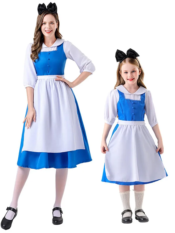 2026 New Adult Children's Halloween Cos Alice Dress Estate Maid Role-playing Costume Women's Traditional Clothing Hanfu
2026 New Adult Children's Halloween Cos Alice Dress Estate Maid Role-playing Costume Women's Traditional Clothing Hanfu