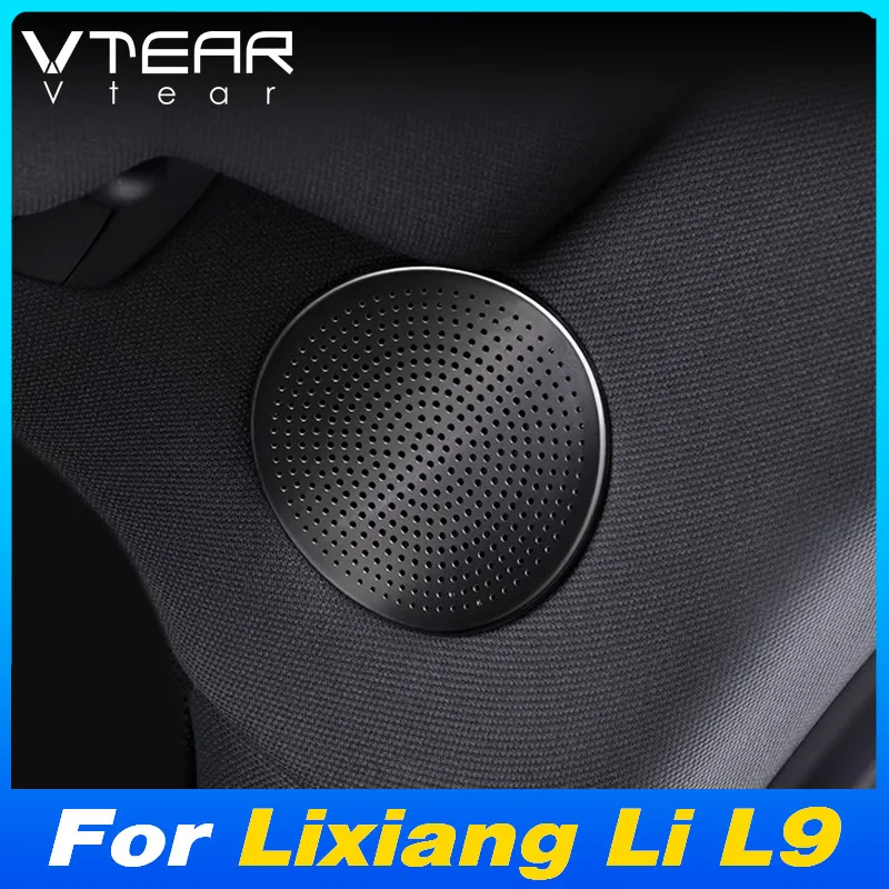 Vtear Car Door Air Outlet Speaker Cover C-Pillar Horn Frame Decoration Stainless Steel Trim Accessories For Lixiang Li L9 2024
Vtear Car Door Air Outlet Speaker Cover C-Pillar Horn Frame Decoration Stainless Steel Trim Accessories For Lixiang Li L9 2024
