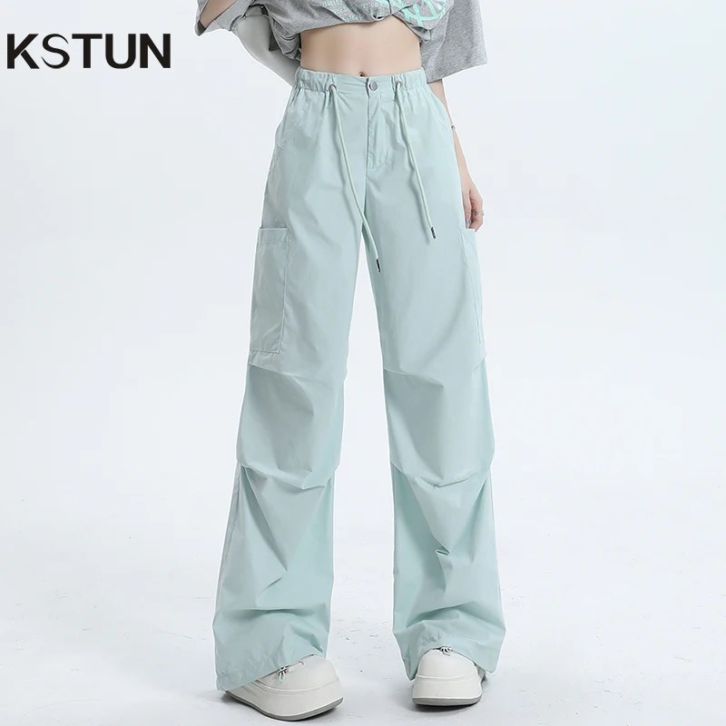 KSTUN Loose Pants Women Wide Leg Cargo Pant Casual Sweatpants High Waist Drawsting Full Length Trousers For Women Girls Pants
KSTUN Loose Pants Women Wide Leg Cargo Pant Casual Sweatpants High Waist Drawsting Full Length Trousers For Women Girls Pants