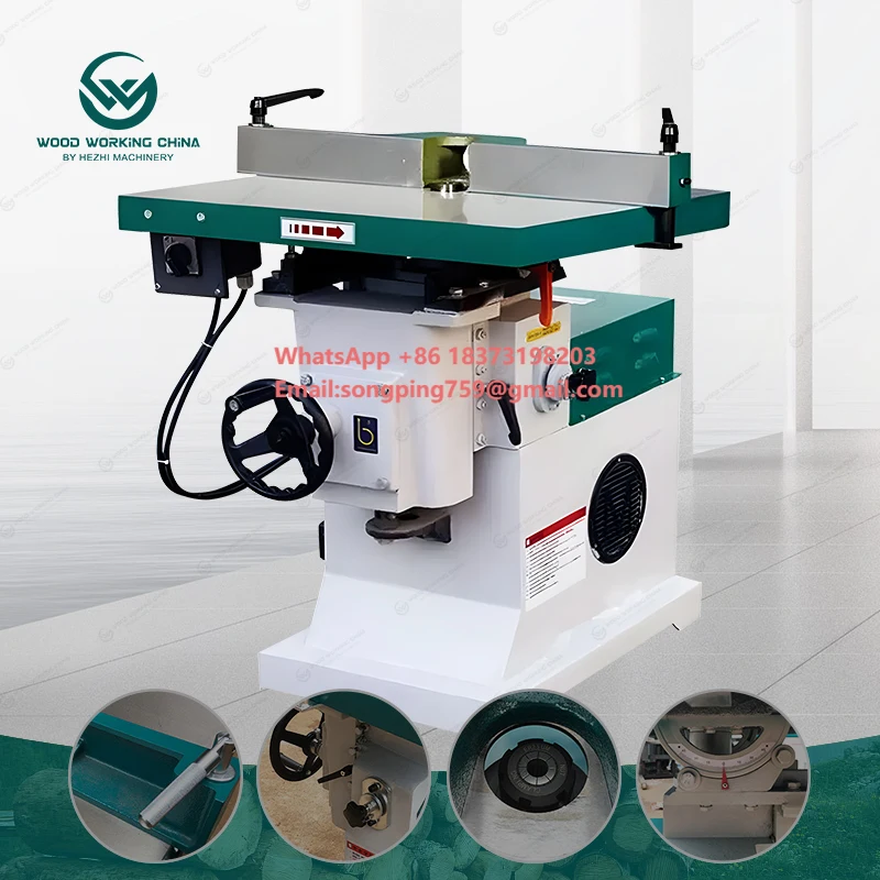 Woodworking Machine Wood Spindle Shaper Moulder Acrylic Furniture Trimming Slotting Cutter Moulder Milling Machine With Feeder
Woodworking Machine Wood Spindle Shaper Moulder Acrylic Furniture Trimming Slotting Cutter Moulder Milling Machine With Feeder