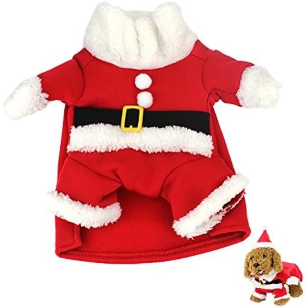 New Santa Dog Costume Christmas, With Soft Fabric and Unique Design Pet Clothes Winter Hoodie Coat for Pet Dog
New Santa Dog Costume Christmas, With Soft Fabric and Unique Design Pet Clothes Winter Hoodie Coat for Pet Dog