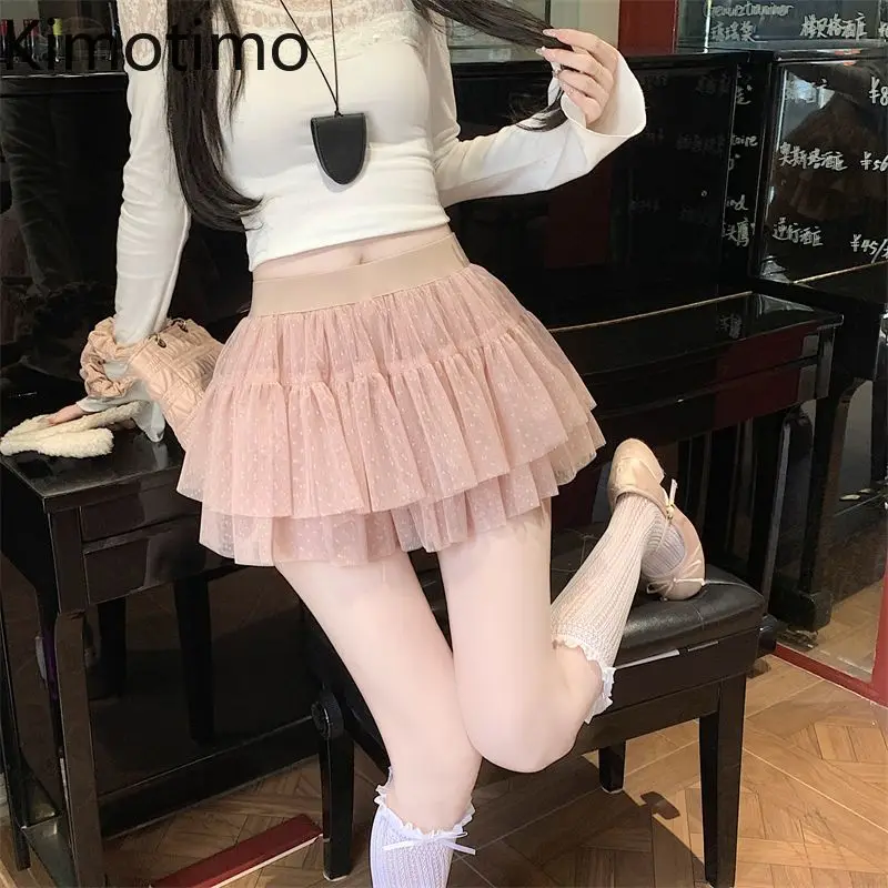 Kimotimo Sweet Mesh Cake Mini Skirt Women 2025 Spring Summer High Waist Slim Skirt Shorts Spicy Girl Polka Dot Y2k Fashion Skort
Kimotimo Sweet Mesh Cake Mini Skirt Women 2025 Spring Summer High Waist Slim Skirt Shorts Spicy Girl Polka Dot Y2k Fashion Skort