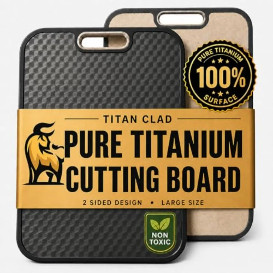 Titanium Cutting Board for Kitchen, Cutting Board Double Sided Food Grade, Pure Titanium and Wheat Straw PP, Scratch Resistant,
Titanium Cutting Board for Kitchen, Cutting Board Double Sided Food Grade, Pure Titanium and Wheat Straw PP, Scratch Resistant,