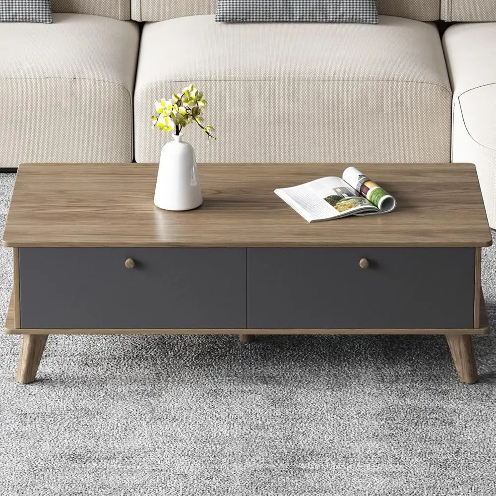 Space-Saving Storage Coffee Table for Living Room or Home Office, Easy Assembly
Space-Saving Storage Coffee Table for Living Room or Home Office, Easy Assembly