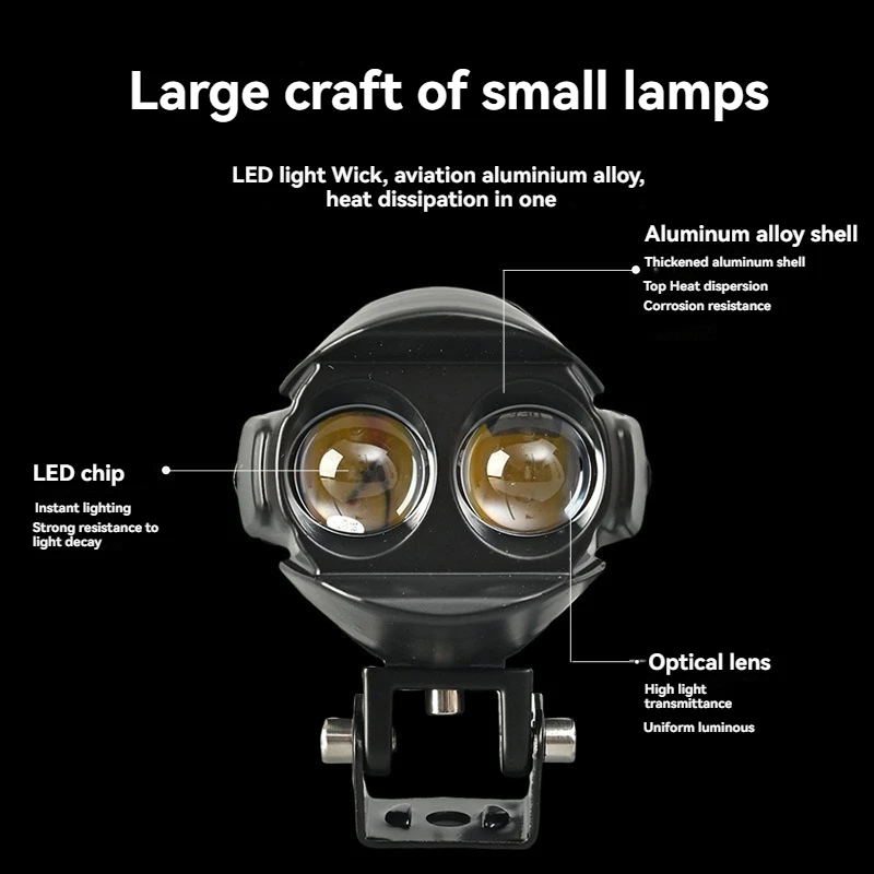 New Motorcycle 3inch Fog Lights 6000K 3500K LED Off Road Driving Light 20000LM Auxiliary Spot Work Lights for Truck Car ATV
New Motorcycle 3inch Fog Lights 6000K 3500K LED Off Road Driving Light 20000LM Auxiliary Spot Work Lights for Truck Car ATV
