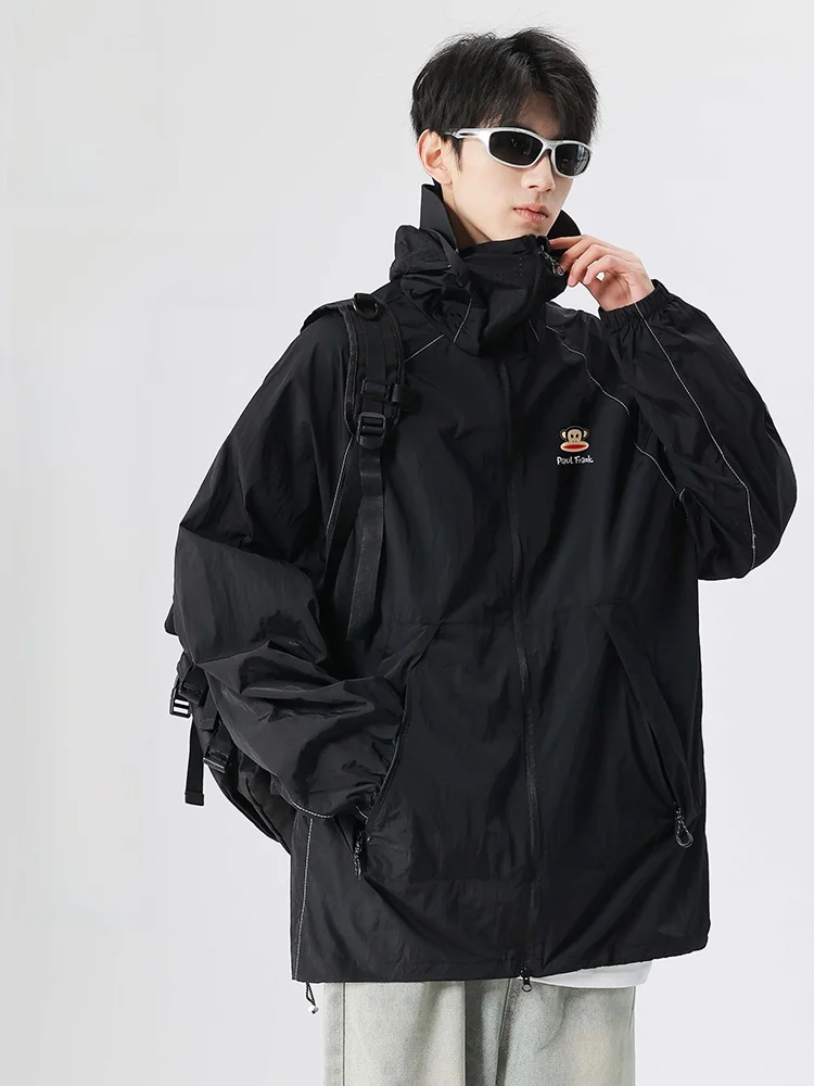 Мужская летняя куртка Paul Frank Outdoor из ледяного шелка с защитой от УФ-излучения UPF50, с принтом обезьяны, модная, легкая
Мужская летняя куртка Paul Frank Outdoor из ледяного шелка с защитой от УФ-излучения UPF50, с принтом обезьяны, модная, легкая