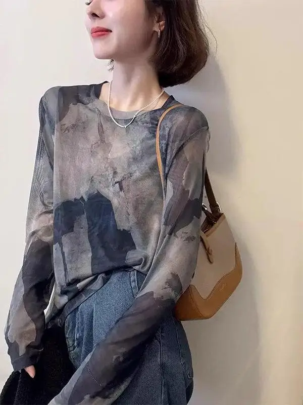 Elegant Hong Kong Style Retro Long Sleeve Women's Cover up Sunshade Loose Top Fashionable Summer New Arrival High End Feeling
Elegant Hong Kong Style Retro Long Sleeve Women's Cover up Sunshade Loose Top Fashionable Summer New Arrival High End Feeling