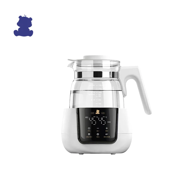 Digital baby kettle 1.2L automatic borosilicate glass kettle constant temperature dechlorination kettle infant formula
Digital baby kettle 1.2L automatic borosilicate glass kettle constant temperature dechlorination kettle infant formula