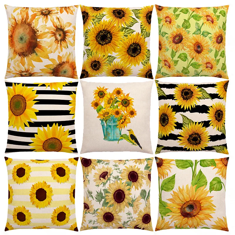 Summer Sunflower Pillowcase Yellow Flower Pillow Cover Garden Chair Decor Home for Living Room Sofa Bed Decorative Pillow Case
Summer Sunflower Pillowcase Yellow Flower Pillow Cover Garden Chair Decor Home for Living Room Sofa Bed Decorative Pillow Case