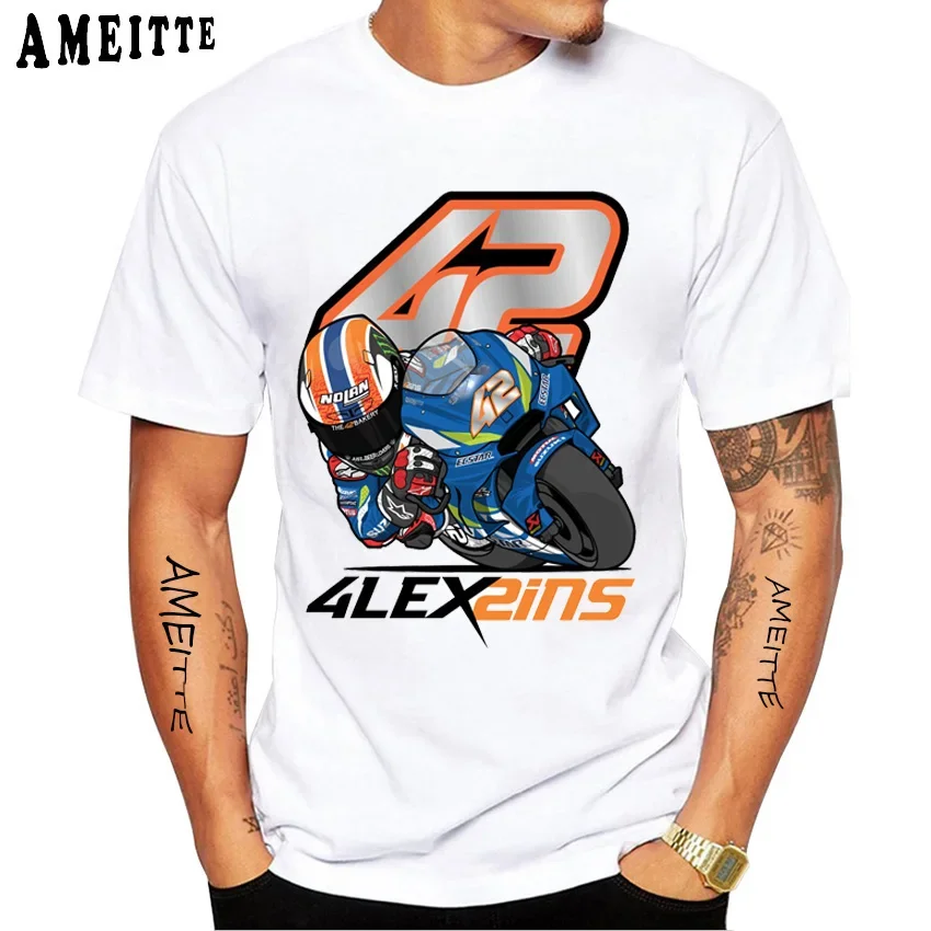 ALEX RINS 42 2023 Classic T-Shirt Fashion Hip Hop Boy Casual T shirts Summer Men Harajuku Motorcycle Sport White Tees
ALEX RINS 42 2023 Classic T-Shirt Fashion Hip Hop Boy Casual T shirts Summer Men Harajuku Motorcycle Sport White Tees