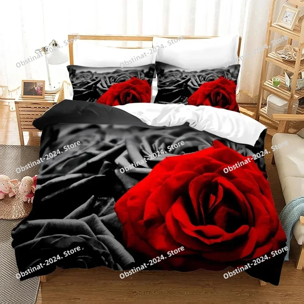 Blue Rose Bedding Set 3D Pink Flowers Bed Cover Bed Linen For Women Girls Polyester Twin Single Queen King Size Duvet Cover Sets
Blue Rose Bedding Set 3D Pink Flowers Bed Cover Bed Linen For Women Girls Polyester Twin Single Queen King Size Duvet Cover Sets