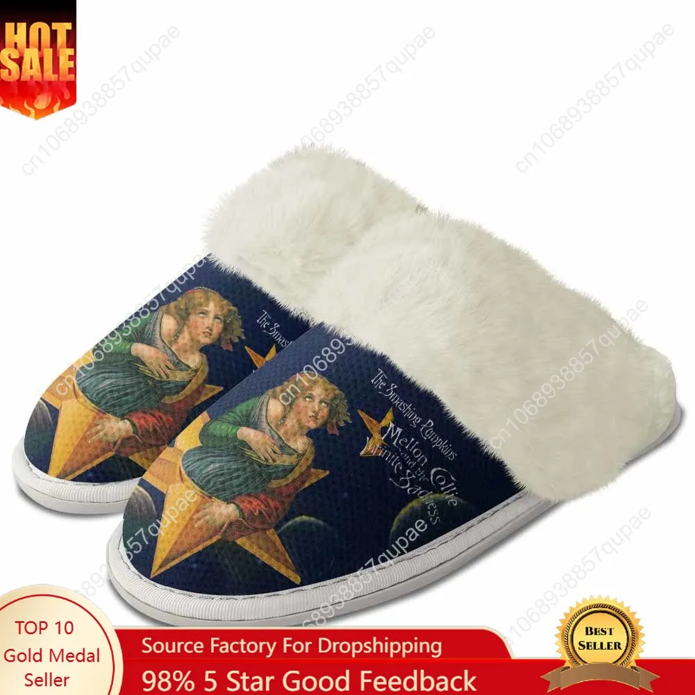 The Smashing Pumpkins Rock Band Plush Slippers Keep Warm Shoes Mens Womens Home Cotton Customized Thermal Lightweight Slipper
The Smashing Pumpkins Rock Band Plush Slippers Keep Warm Shoes Mens Womens Home Cotton Customized Thermal Lightweight Slipper