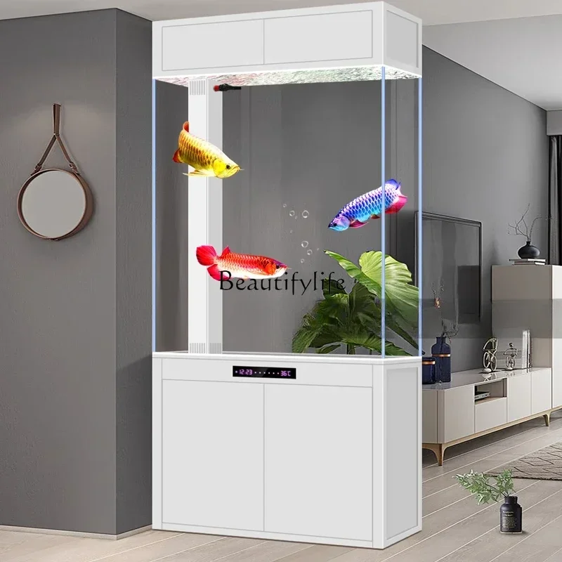 FG17*Living room floor-to-ceiling entrance ecological water-free bottom filter large glass aquarium fish tank partition screen 
FG17*Living room floor-to-ceiling entrance ecological water-free bottom filter large glass aquarium fish tank partition screen