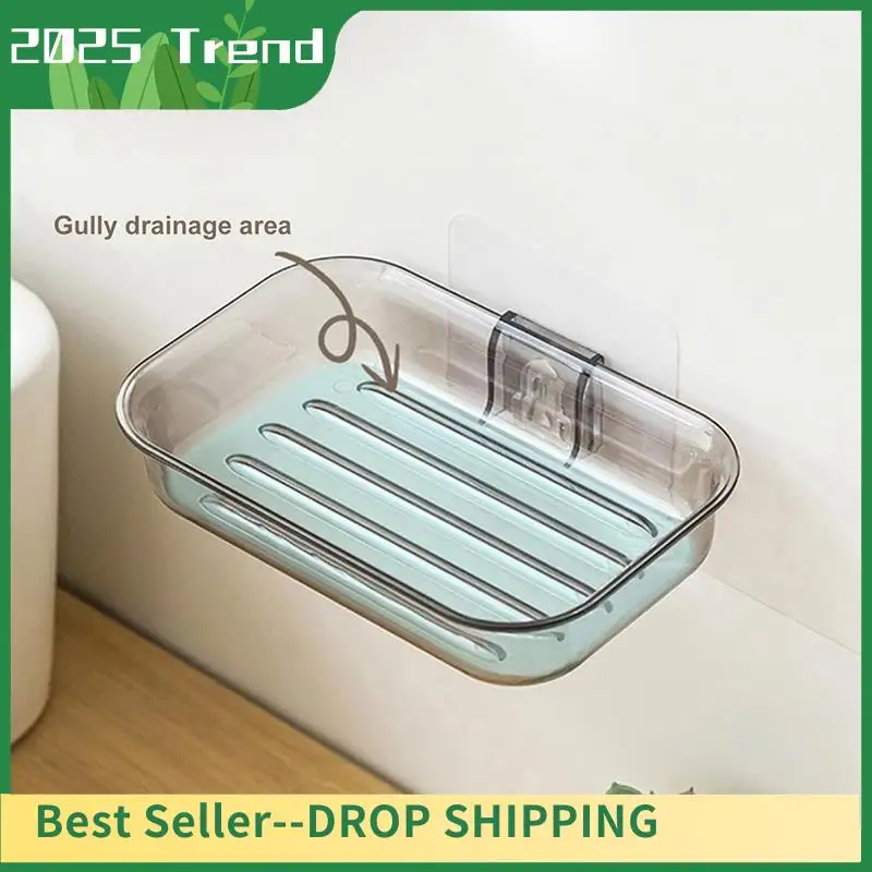 Easy Installation Soap Holder Kitchen Wall Mount Dish No Drill Modern Clear Drain Bathroom Shampoo Soap Box Container C
Easy Installation Soap Holder Kitchen Wall Mount Dish No Drill Modern Clear Drain Bathroom Shampoo Soap Box Container C