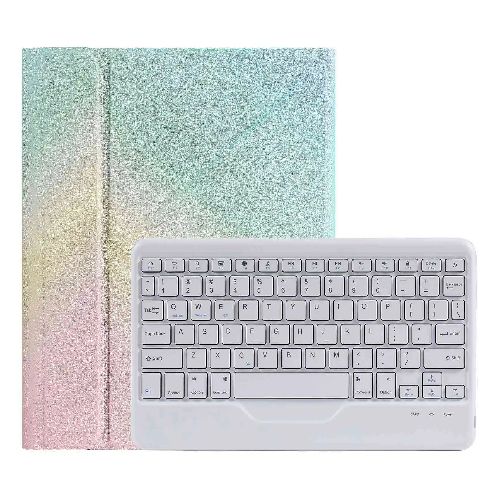 PU Case+Keyboard for iPad 11 2021 2020 2018 /iPad Air 4 10.9 Tablet Flip Case Tablet Stand with Pen Slot (B)
PU Case+Keyboard for iPad 11 2021 2020 2018 /iPad Air 4 10.9 Tablet Flip Case Tablet Stand with Pen Slot (B)