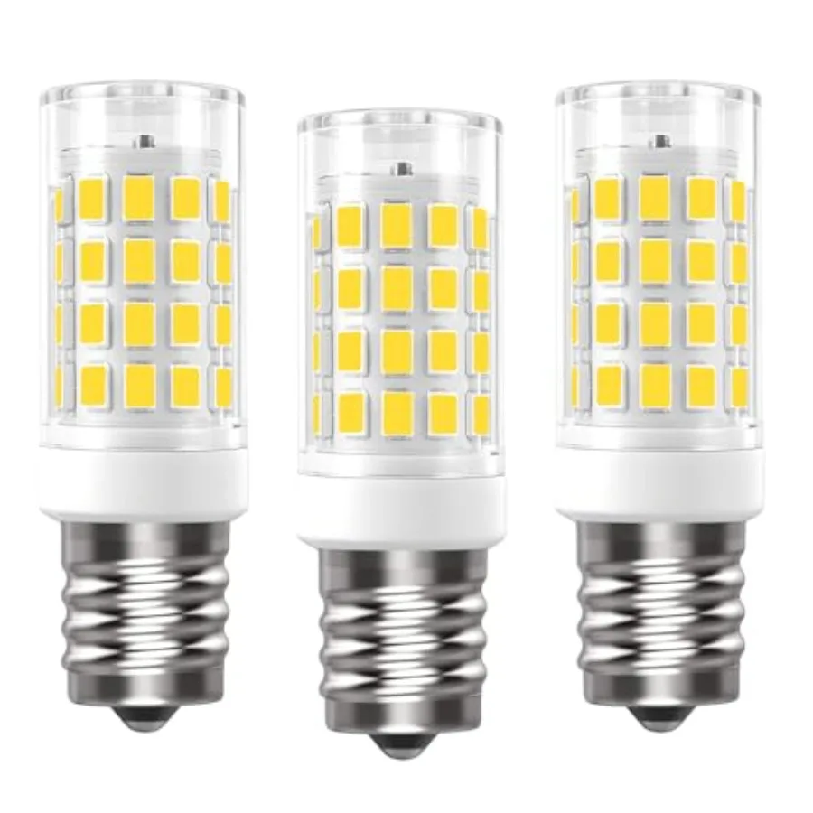 E17 LED Bulbs 3 Pack for Under Microwave Light Bulbs, Over Stove Lights, Range Hood, 3.5W 35W Halogen Bulb Equivalent 350 Lumen
E17 LED Bulbs 3 Pack for Under Microwave Light Bulbs, Over Stove Lights, Range Hood, 3.5W 35W Halogen Bulb Equivalent 350 Lumen
