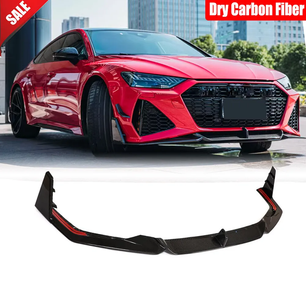 For Audi RS7 C8 Sportback 2020-2023 Dry Carbon Fiber Front Bumper Lip Splitters Spoiler Body Kits Car Accessories
For Audi RS7 C8 Sportback 2020-2023 Dry Carbon Fiber Front Bumper Lip Splitters Spoiler Body Kits Car Accessories