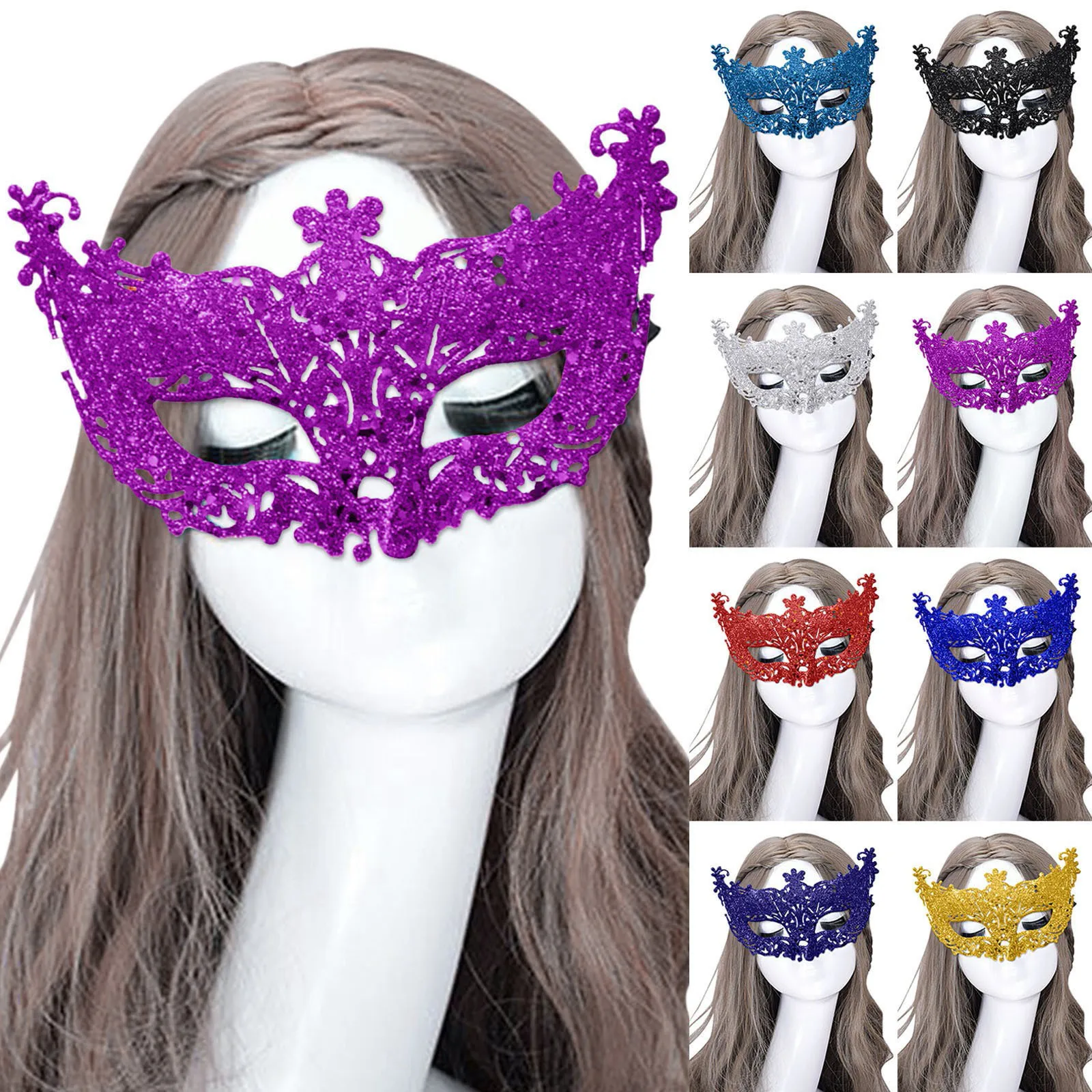 Hollow Lace Mask Women Carnival Masquerade Mardi Gras Masks Costume Festival Party Decor Ladies Ball Mask Venetian Eye Mask
Hollow Lace Mask Women Carnival Masquerade Mardi Gras Masks Costume Festival Party Decor Ladies Ball Mask Venetian Eye Mask