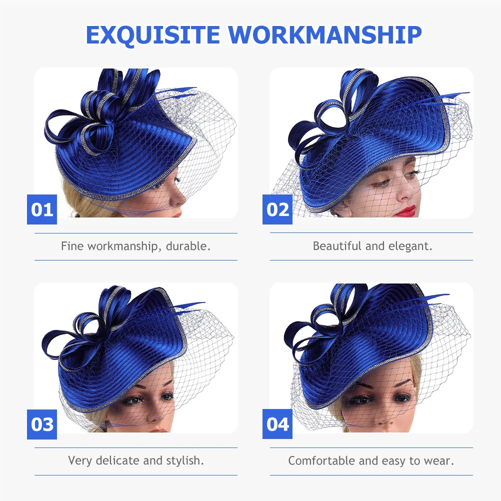 Fascinator Hat Headband for Women Elegant Mesh Yarn Design Stylish Tea Party Wedding Accessory Vintage Bridal Hairpiece
Fascinator Hat Headband for Women Elegant Mesh Yarn Design Stylish Tea Party Wedding Accessory Vintage Bridal Hairpiece