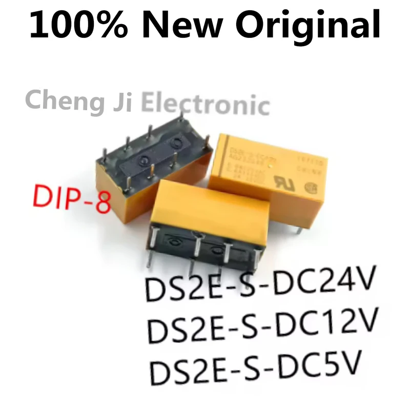5PCS/Lot DS2E-S-DC5V 、DS2E-S-DC12V 、DS2E-S-DC24V 、DS2E-S-DC48V DIP-8 New Original Signal Relay AG232944 、AG232344 、AG232444
5PCS/Lot DS2E-S-DC5V 、DS2E-S-DC12V 、DS2E-S-DC24V 、DS2E-S-DC48V DIP-8 New Original Signal Relay AG232944 、AG232344 、AG232444