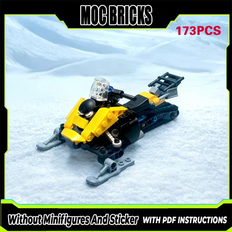 Конструктор MOC: Модель скоростного гоночного автомобиля и мотоцикла для снежных дорог. Модульные технологичные подарки. Набор для сборки детских игрушек.
Конструктор MOC: Модель скоростного гоночного автомобиля и мотоцикла для снежных дорог. Модульные технологичные подарки. Набор для сборки детских игрушек.