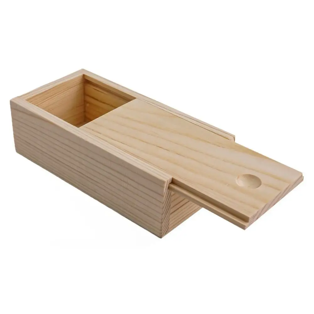 Slid Top Pine Pull-out Box Natural Case Blank Sliding Cover Wooden Box Durable Log Drawer Slide Jewelry Case Handmade Crafts
Slid Top Pine Pull-out Box Natural Case Blank Sliding Cover Wooden Box Durable Log Drawer Slide Jewelry Case Handmade Crafts