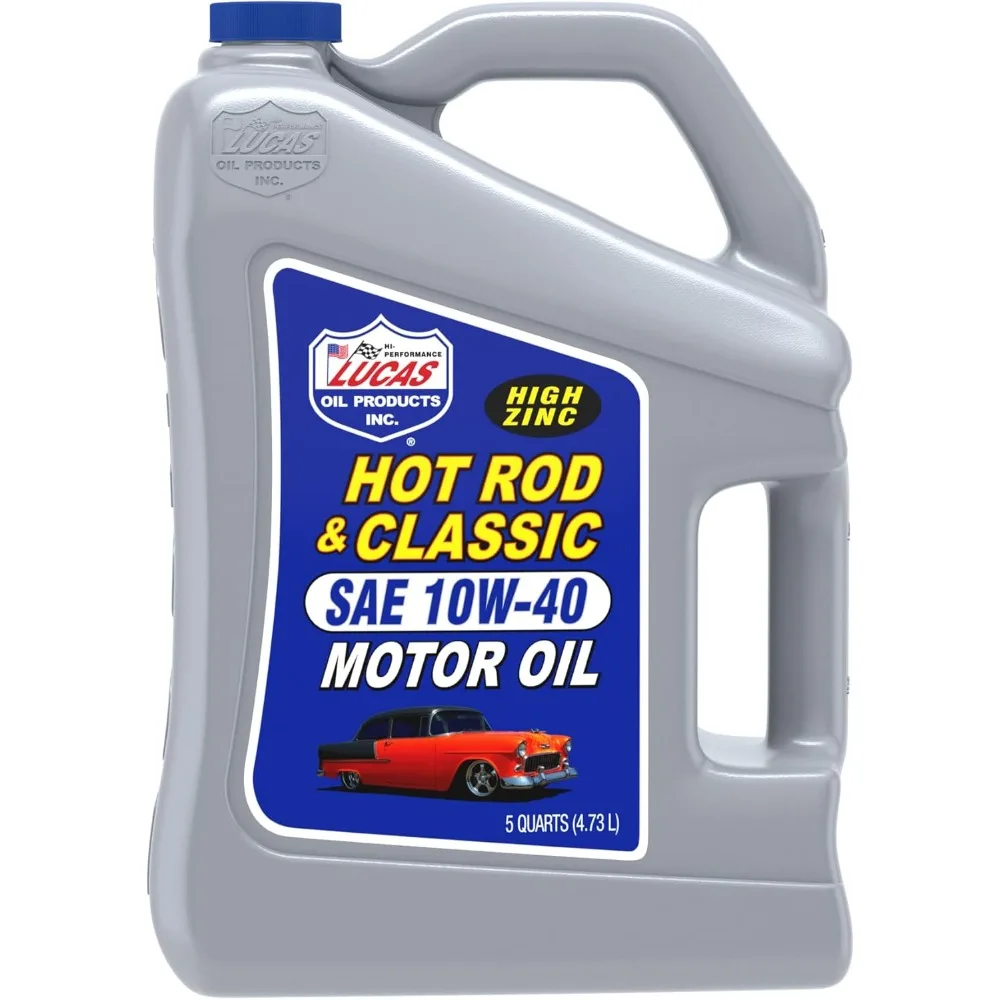US Shipping SAE 10W-40 Motor Oil for Hot Rod Classic Car 5 Quart
US Shipping SAE 10W-40 Motor Oil for Hot Rod Classic Car 5 Quart