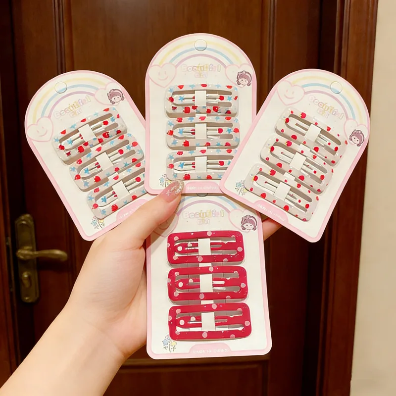 Wholesale Rectangle Cute colorful pattern Baby BB clip Sweet Side clip Doesn't damage hair Dropshipping
Wholesale Rectangle Cute colorful pattern Baby BB clip Sweet Side clip Doesn't damage hair Dropshipping