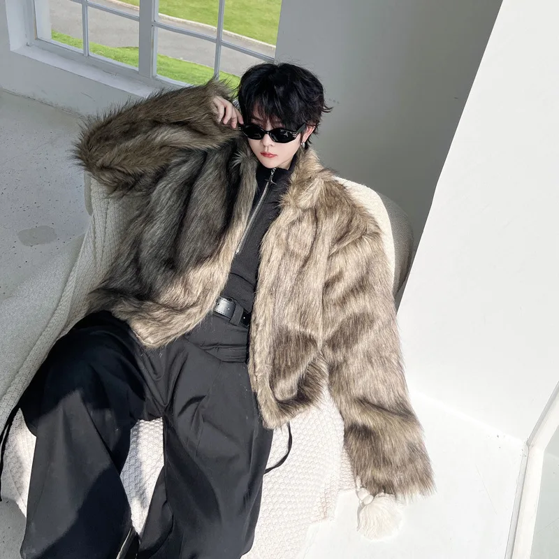 The Niche Long Mao Mao Short Imitation Fur Men Winter Thickening High-grade American Retro Coat Show Men Fashion.
The Niche Long Mao Mao Short Imitation Fur Men Winter Thickening High-grade American Retro Coat Show Men Fashion.