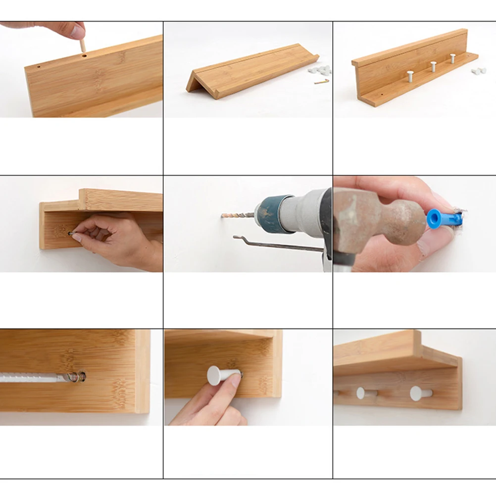Wooden Hooks Wall Storage Racks Bamboo Floating Shelves Decorative Shelf Holders Office Rack Books Plants Modern Bedroom Kitchen
Wooden Hooks Wall Storage Racks Bamboo Floating Shelves Decorative Shelf Holders Office Rack Books Plants Modern Bedroom Kitchen