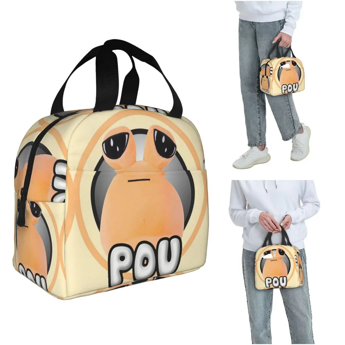 My Pet Alien Pou Cute Cartoon Insulated Lunch Bag for Women Children Portable Food Boxes Thermal Lunch Box Tote
My Pet Alien Pou Cute Cartoon Insulated Lunch Bag for Women Children Portable Food Boxes Thermal Lunch Box Tote