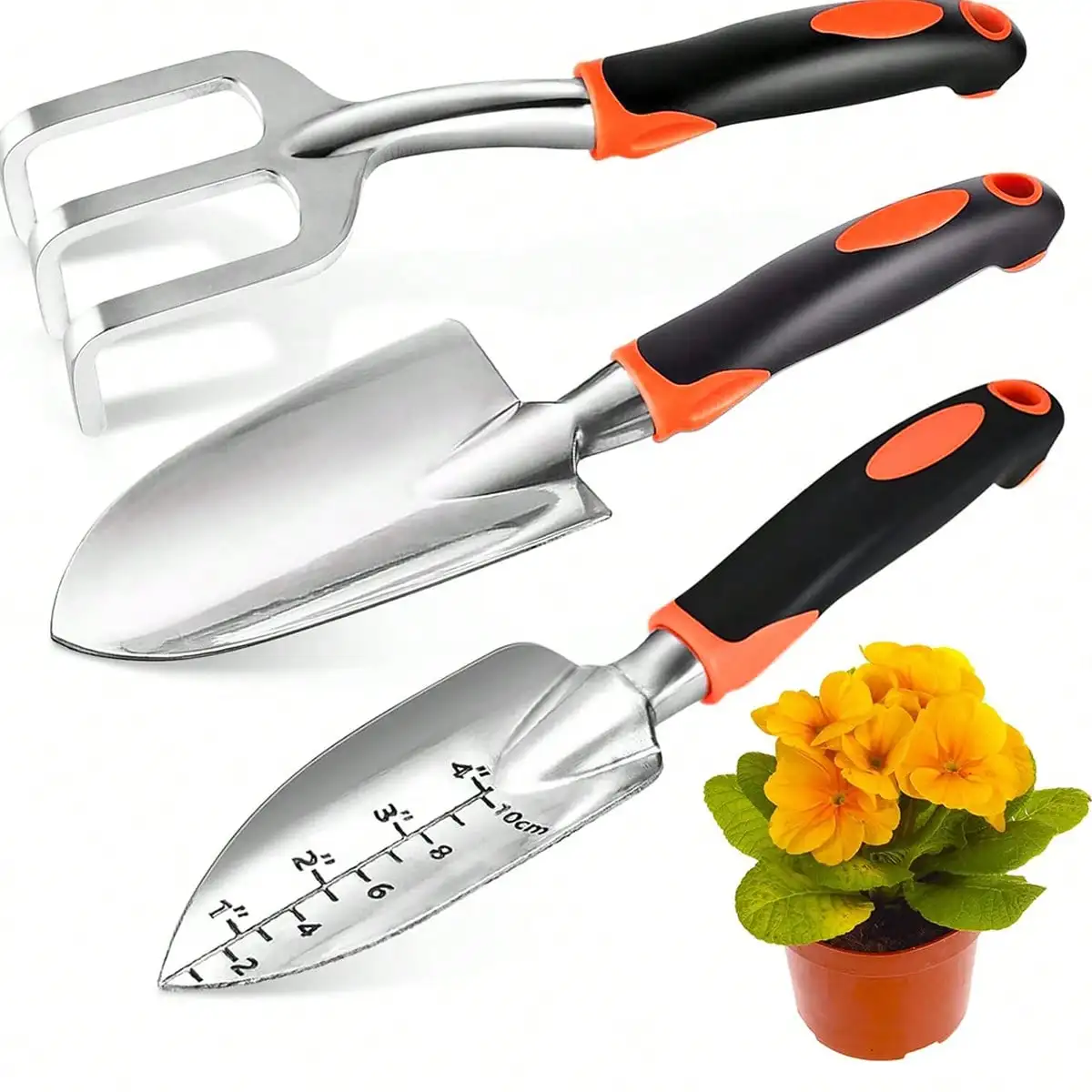 Garden Soil Loosening Tool , Aerating & Loosening Soil, Perfect for Yard, Lawn, Flower Bed, Potted Plants and Vegetable Garden
Garden Soil Loosening Tool , Aerating & Loosening Soil, Perfect for Yard, Lawn, Flower Bed, Potted Plants and Vegetable Garden