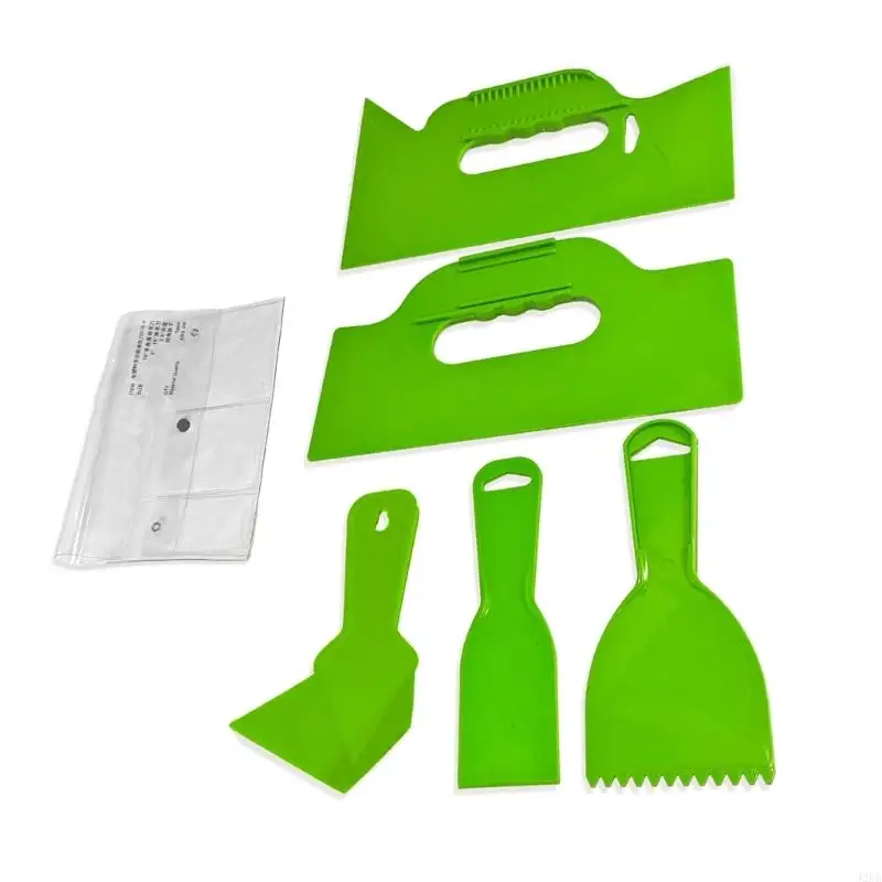 Pack Of 5 Plastic Putty Scraper Set Suitable For Wall Paper Decal Spackling Taping Texture Creation Professional Project
Pack Of 5 Plastic Putty Scraper Set Suitable For Wall Paper Decal Spackling Taping Texture Creation Professional Project