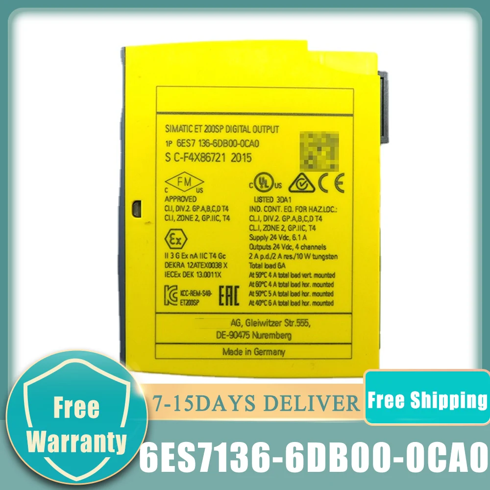 Новый оригинальный 6ES7136-6DB00-0CA0 контроллер PLC SIMATIC DP электронный модуль 6ES71366DB000CA0 Модуль PLC
Новый оригинальный 6ES7136-6DB00-0CA0 контроллер PLC SIMATIC DP электронный модуль 6ES71366DB000CA0 Модуль PLC