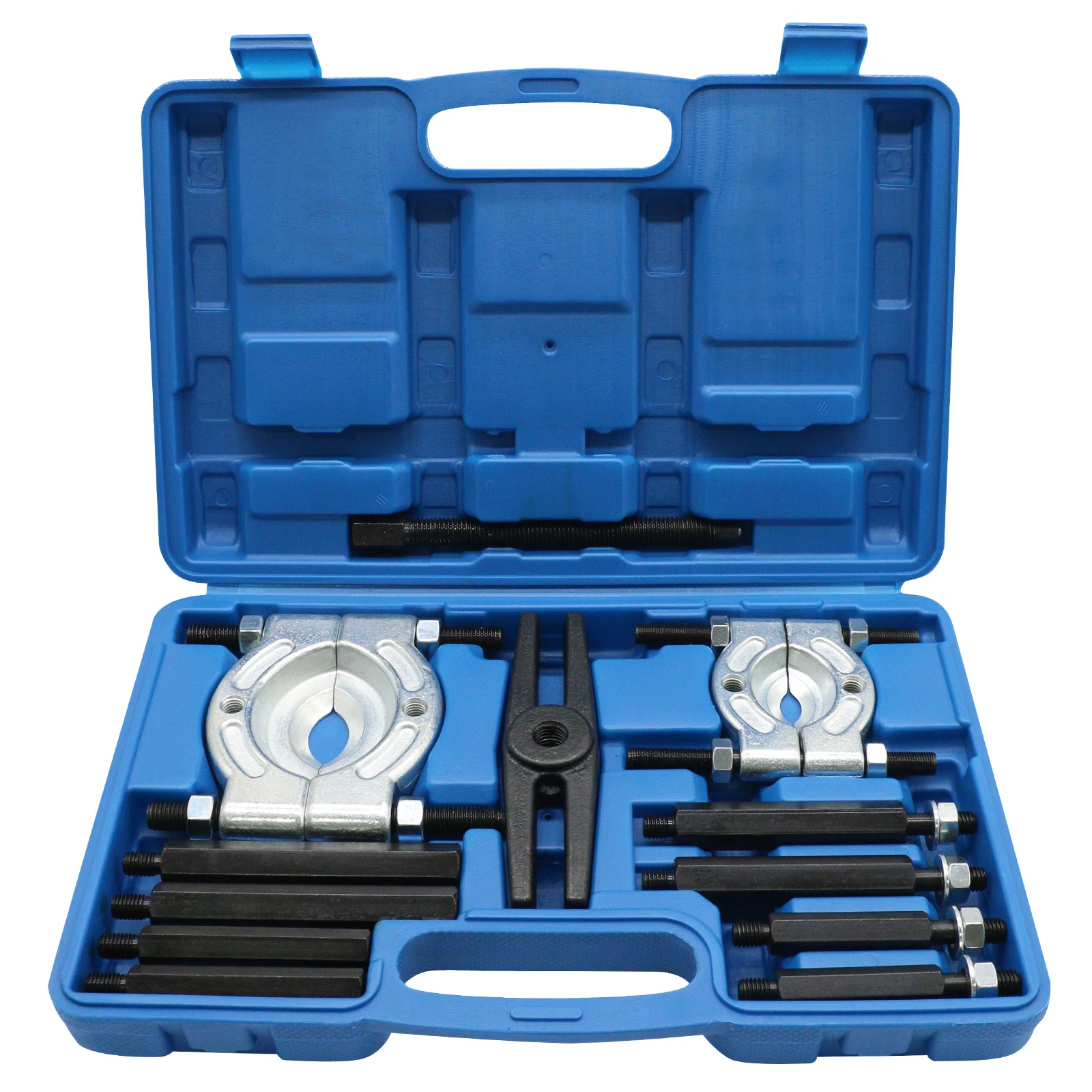 12pcs Bearing Puller Kit Bearing Separator Pinion Wheel Bearing Removal Kit with 2" and 3" Jaws, Bearing Separator
12pcs Bearing Puller Kit Bearing Separator Pinion Wheel Bearing Removal Kit with 2" and 3" Jaws, Bearing Separator