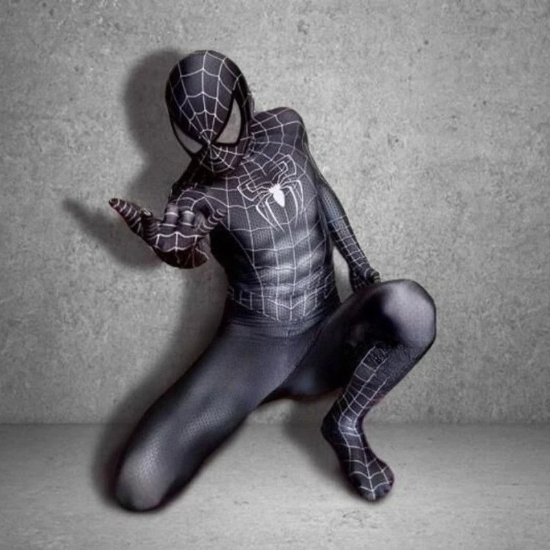 Venom Spider suit black Spiderman tight suit 3d printed Black one-piece mask Superhero Halloween Cosplay Party fancy dress
Venom Spider suit black Spiderman tight suit 3d printed Black one-piece mask Superhero Halloween Cosplay Party fancy dress