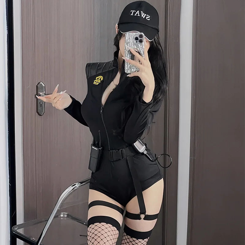 Sexy Police orm Costume Set for loween Night Club Queen Special Agent Instructor Air Steward Fem Police Cosplay
Sexy Police orm Costume Set for loween Night Club Queen Special Agent Instructor Air Steward Fem Police Cosplay