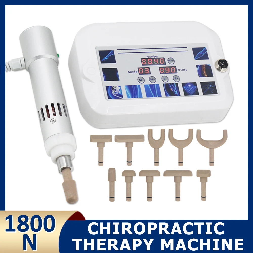 1800N Electric Chiropractic Adjusting Tools 10 Probes Body Massage Correction Massager Shoulder Neck Relaxation Pain Relief
1800N Electric Chiropractic Adjusting Tools 10 Probes Body Massage Correction Massager Shoulder Neck Relaxation Pain Relief