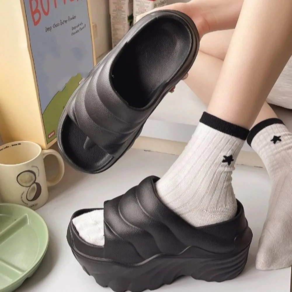 Comfortable Casual Wedges Slippers 10cm Increased Light Slip on Summer Sandals Soft EVA Breathable Sandals Beach Wear
Comfortable Casual Wedges Slippers 10cm Increased Light Slip on Summer Sandals Soft EVA Breathable Sandals Beach Wear