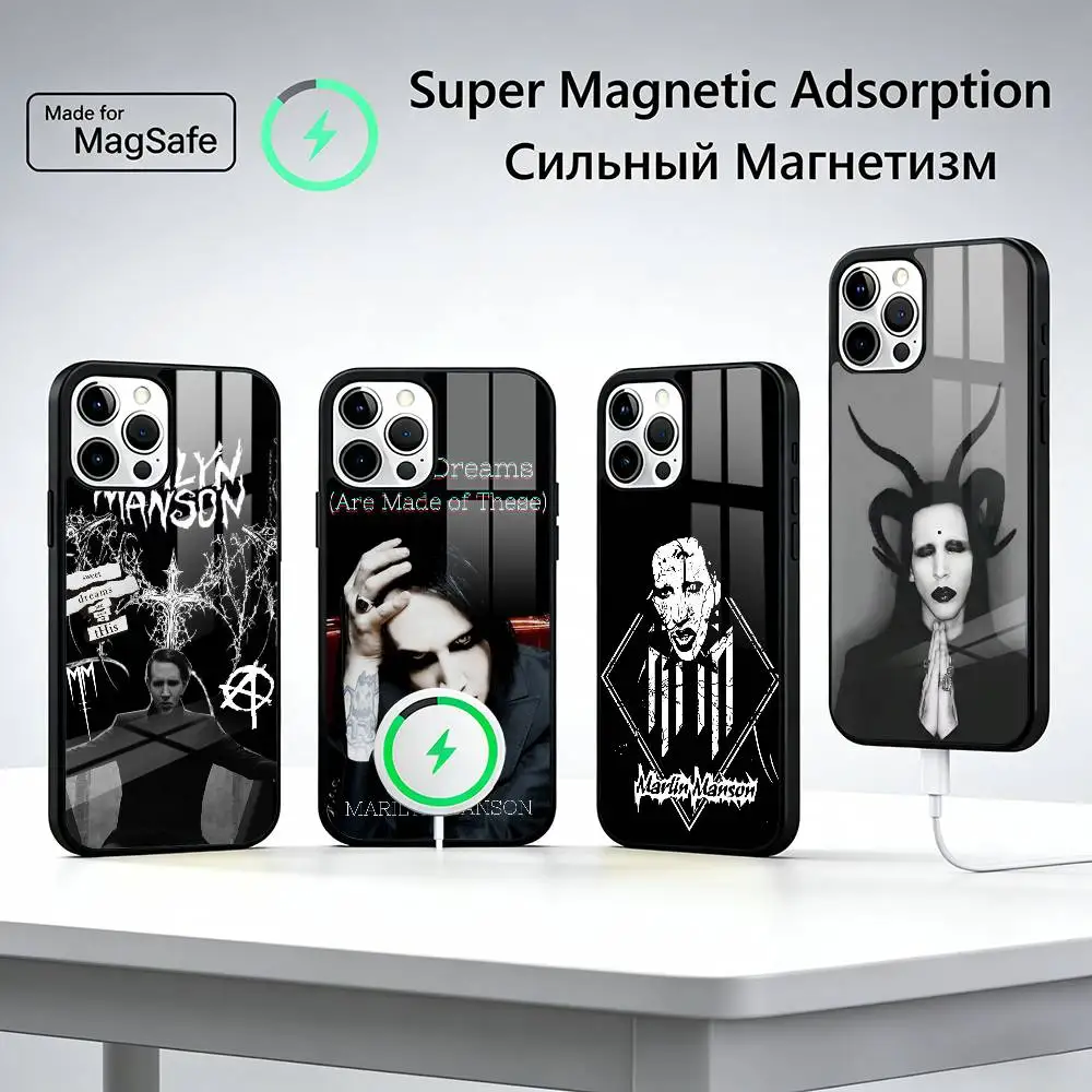 Rock Singer Marilyn M-Manson Phone Case For iPhone17,16,15,14,13,12,11 Plus,Pro Magnetic with Magsafe Wireless Charging
Rock Singer Marilyn M-Manson Phone Case For iPhone17,16,15,14,13,12,11 Plus,Pro Magnetic with Magsafe Wireless Charging