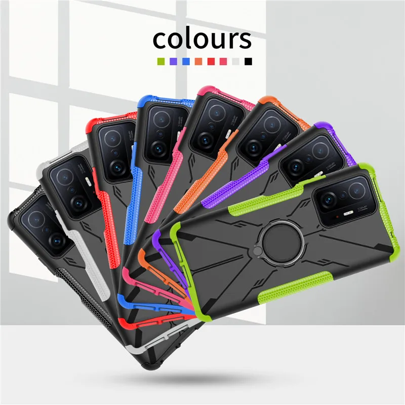 Shockproof Cover For Xiaomi 11T Pro Case Xiaomi 11T Pro Cover Hard Holder Back Protective Bumper For Xiaomi 11T Pro 
Shockproof Cover For Xiaomi 11T Pro Case Xiaomi 11T Pro Cover Hard Holder Back Protective Bumper For Xiaomi 11T Pro