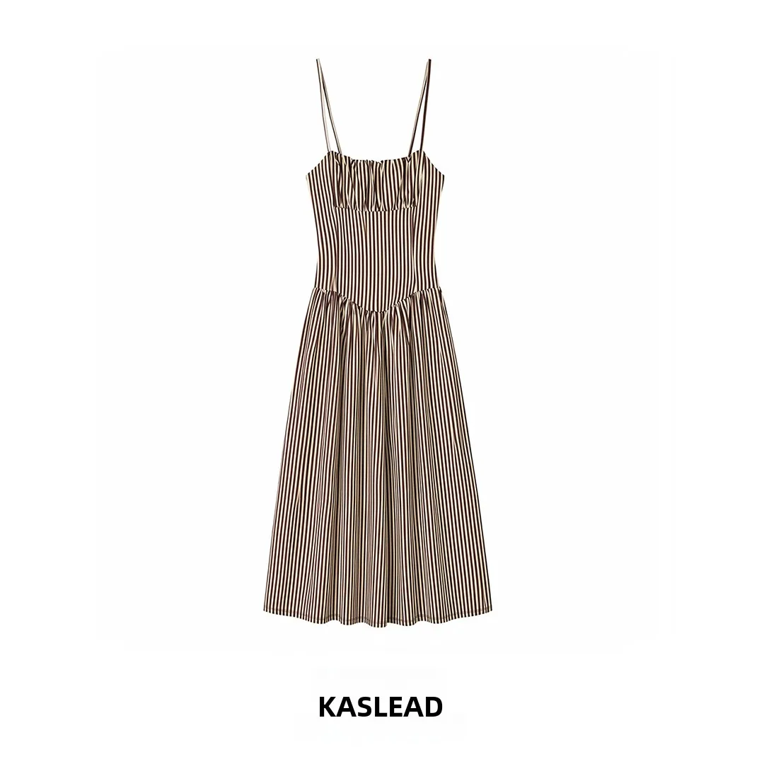 KASLEAD New Fashionable Minimalist Striped Taffeta Patchwork Dress Elegant A-Line Silhouette City Commute Suitable Ladies Dress
KASLEAD New Fashionable Minimalist Striped Taffeta Patchwork Dress Elegant A-Line Silhouette City Commute Suitable Ladies Dress