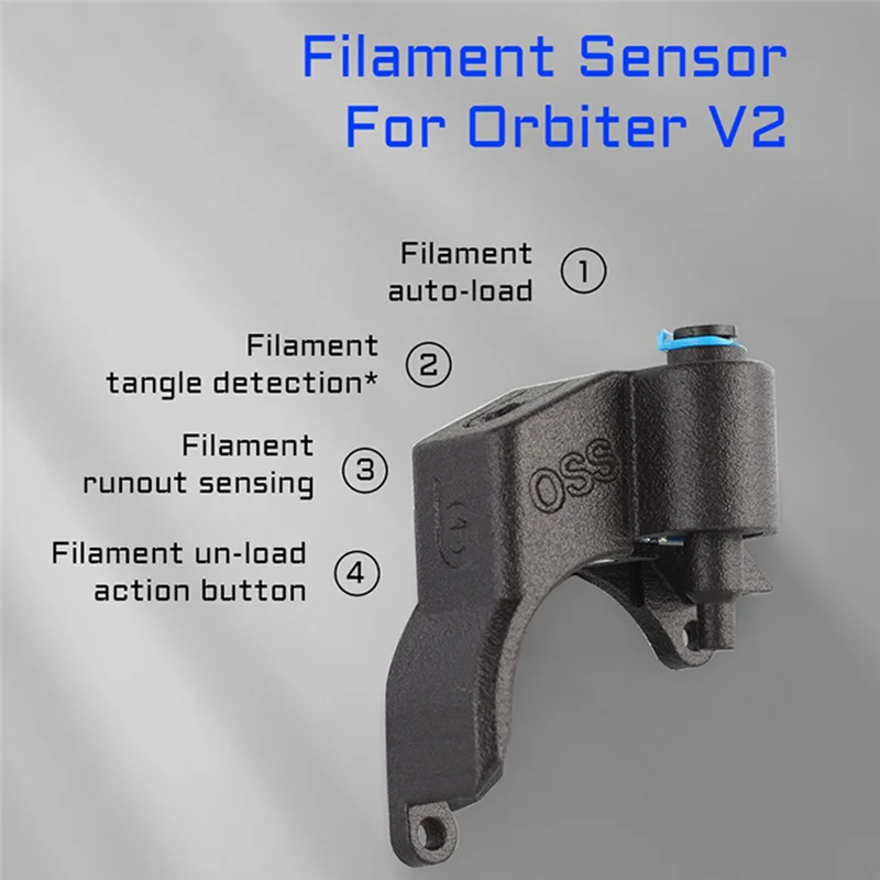 For Mellow LDO Orbiter V2 Extruder Smart Filament Sensor Extruder Feed Sensor 3D Printing Accessories
For Mellow LDO Orbiter V2 Extruder Smart Filament Sensor Extruder Feed Sensor 3D Printing Accessories