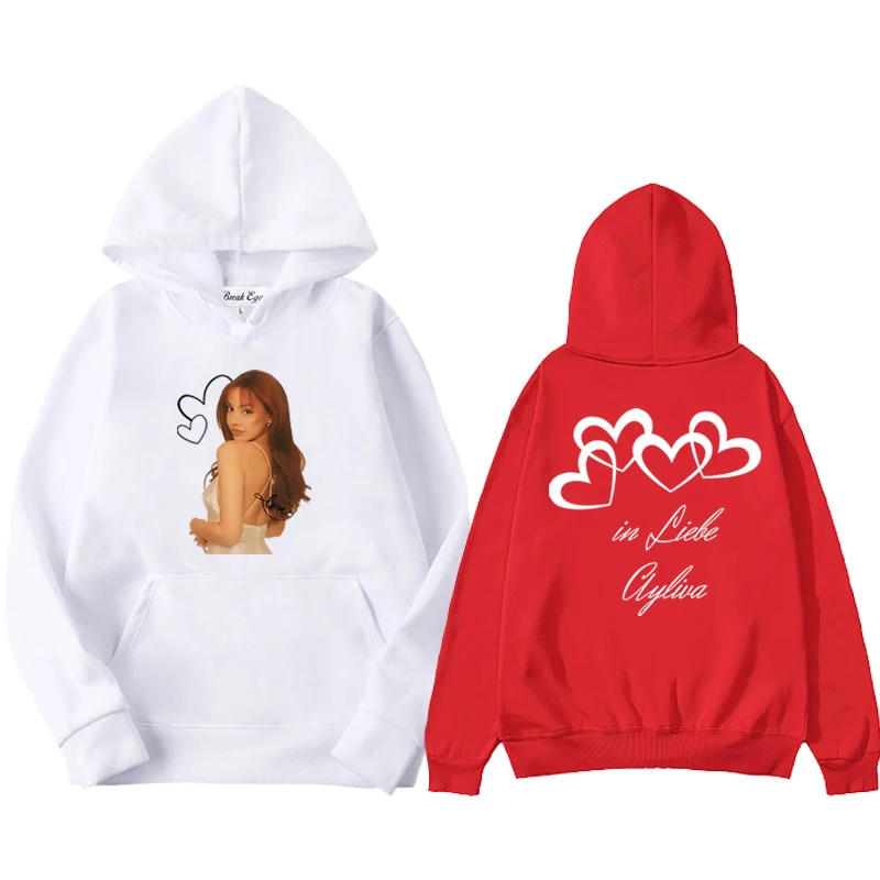 Ayliva in Love Print Women Men Hoodie Polyester Cool Cute Pullover Pockets Thin Loose Autumn Color Sweater
Ayliva in Love Print Women Men Hoodie Polyester Cool Cute Pullover Pockets Thin Loose Autumn Color Sweater