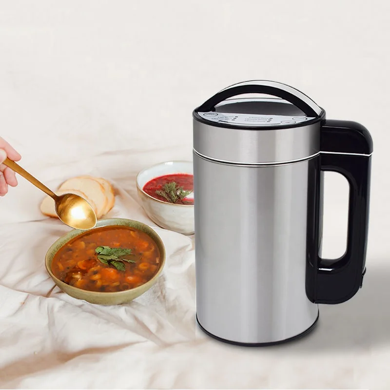 Home appliance 1.2L smart soy milk soup maker soybean nut milk porridge smoothie maker
Home appliance 1.2L smart soy milk soup maker soybean nut milk porridge smoothie maker