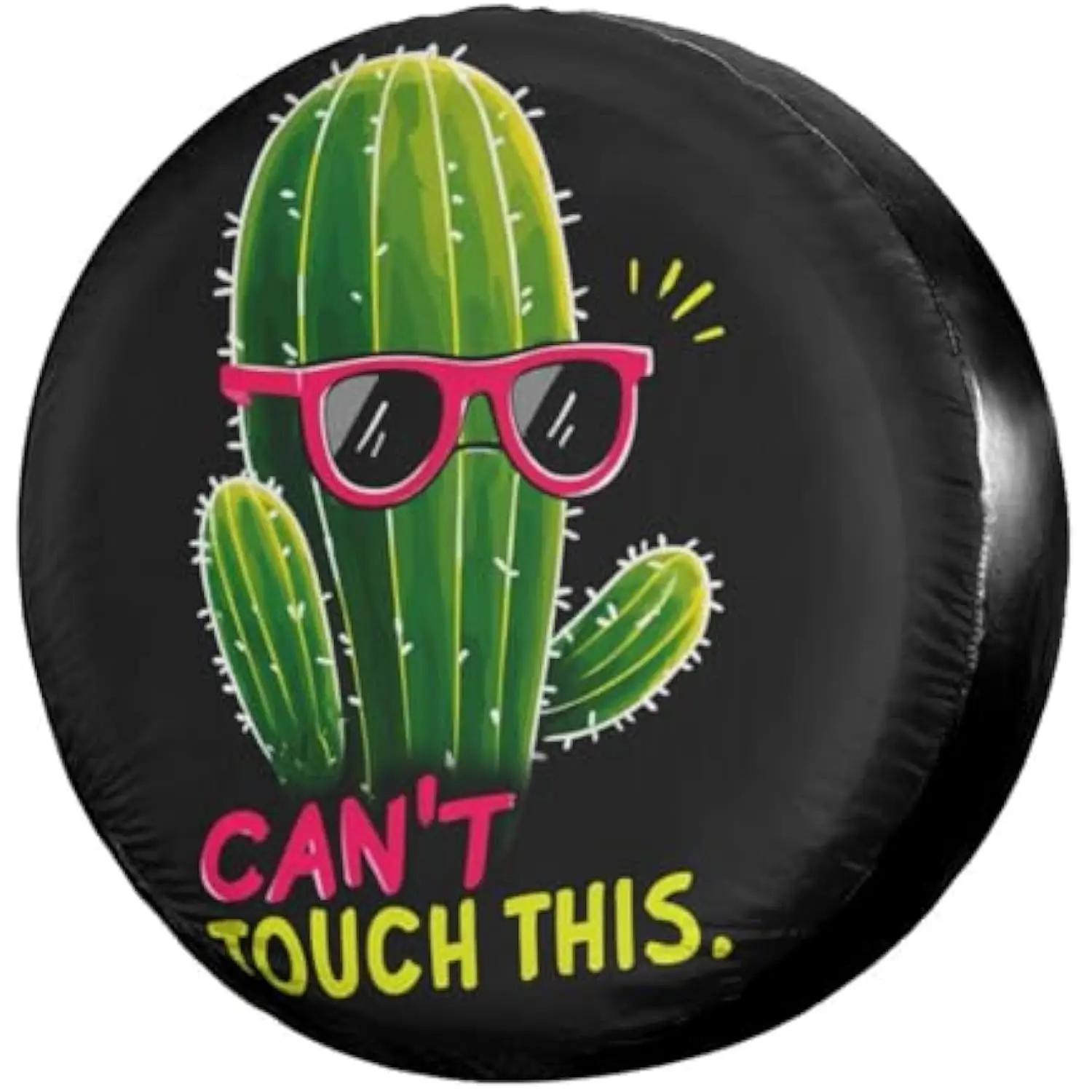 Funny Cactus with Sunglasses Tire Cover Waterproof Spare Wheel Protector for SUV Truck RV Camper
Funny Cactus with Sunglasses Tire Cover Waterproof Spare Wheel Protector for SUV Truck RV Camper
