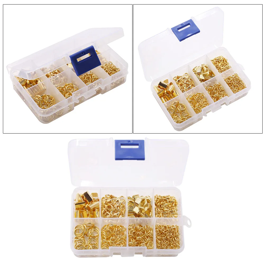 556 PCS Mamacai Buckle Lobster Clips Open Jump Rings Boxed Ribbon Ends DIY Findings Jewelry Making
556 PCS Mamacai Buckle Lobster Clips Open Jump Rings Boxed Ribbon Ends DIY Findings Jewelry Making