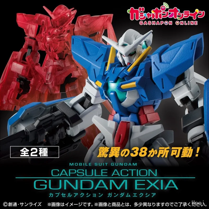 Bandai Original 2Pcs Gashapon CAPSULE ACTION GN-001 Gundam Exia Action Figure Toys For Kids Gift Collectible Model Ornaments
Bandai Original 2Pcs Gashapon CAPSULE ACTION GN-001 Gundam Exia Action Figure Toys For Kids Gift Collectible Model Ornaments